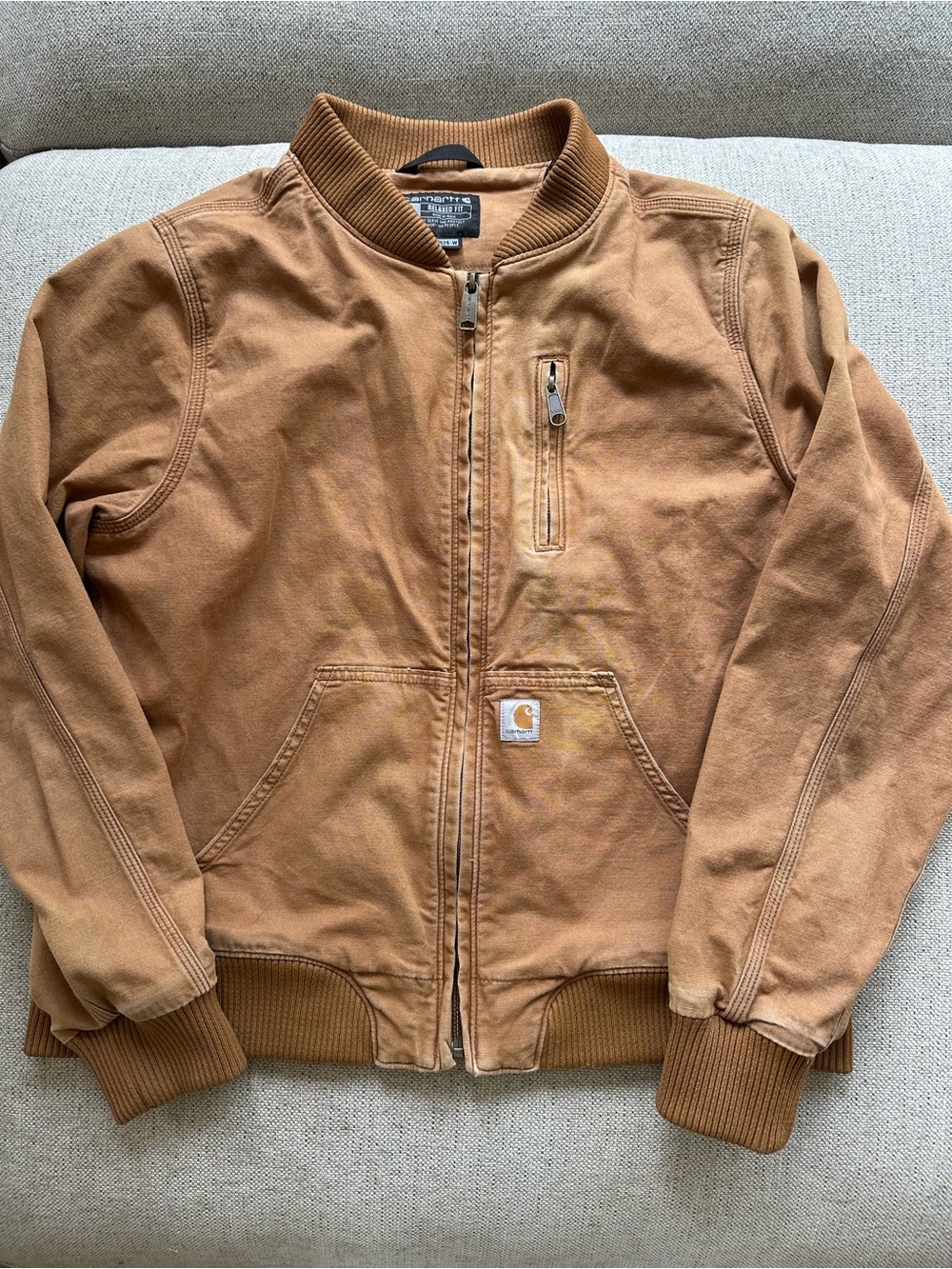 Carhartt Crawford Canvas Bomber Jacket Women’s S or Youth XL